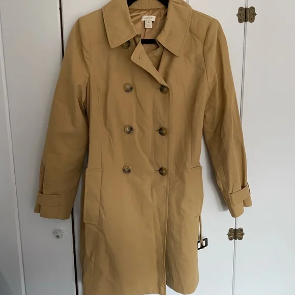 J crew factory trench coat hot sale
